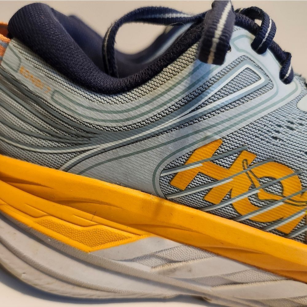 Hoka One One Bondi 7 in "Blue Haze" 1110519 BHBI Sneakers Womens Sz.7.5 Ret.$270 - Picture 8 of 10